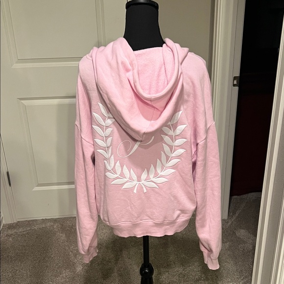 PINK Victoria's Secret Soft Pink Zip-Up Hoodie - Picture 9 of 10